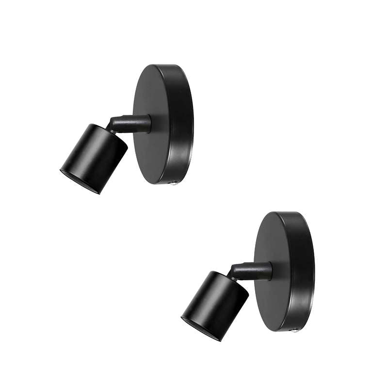 Adjustable E27 Wall Light Black Wall Sconce Lamp ~4737-6
