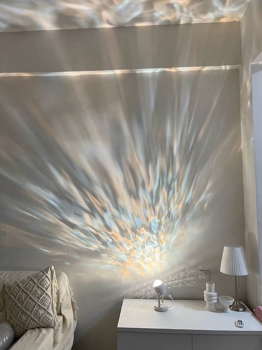Ripple Projector Decorative Table Lamp - Creative Modern Ambient Night Light-3