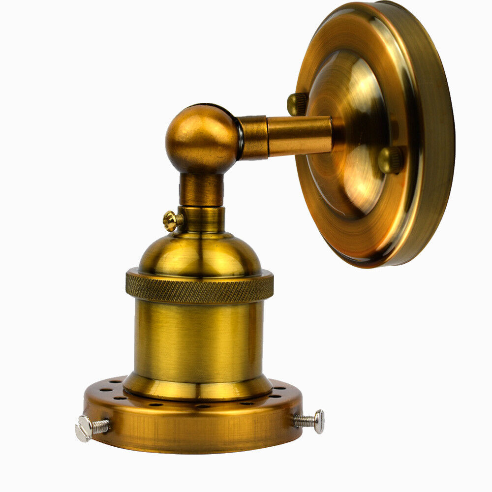 Adjustable Wall Light Rustic Metal Ball Joint Sconce E27 ~5486-8