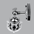 Adjustable Wall Light Rustic Metal Ball Joint Sconce E27 ~5486-4