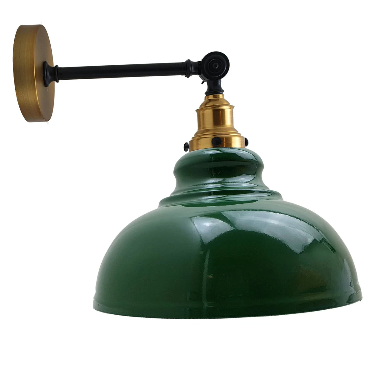 Industrial Wall Mounted E27 Light Curvy Shade industrial wall light ~2542-7