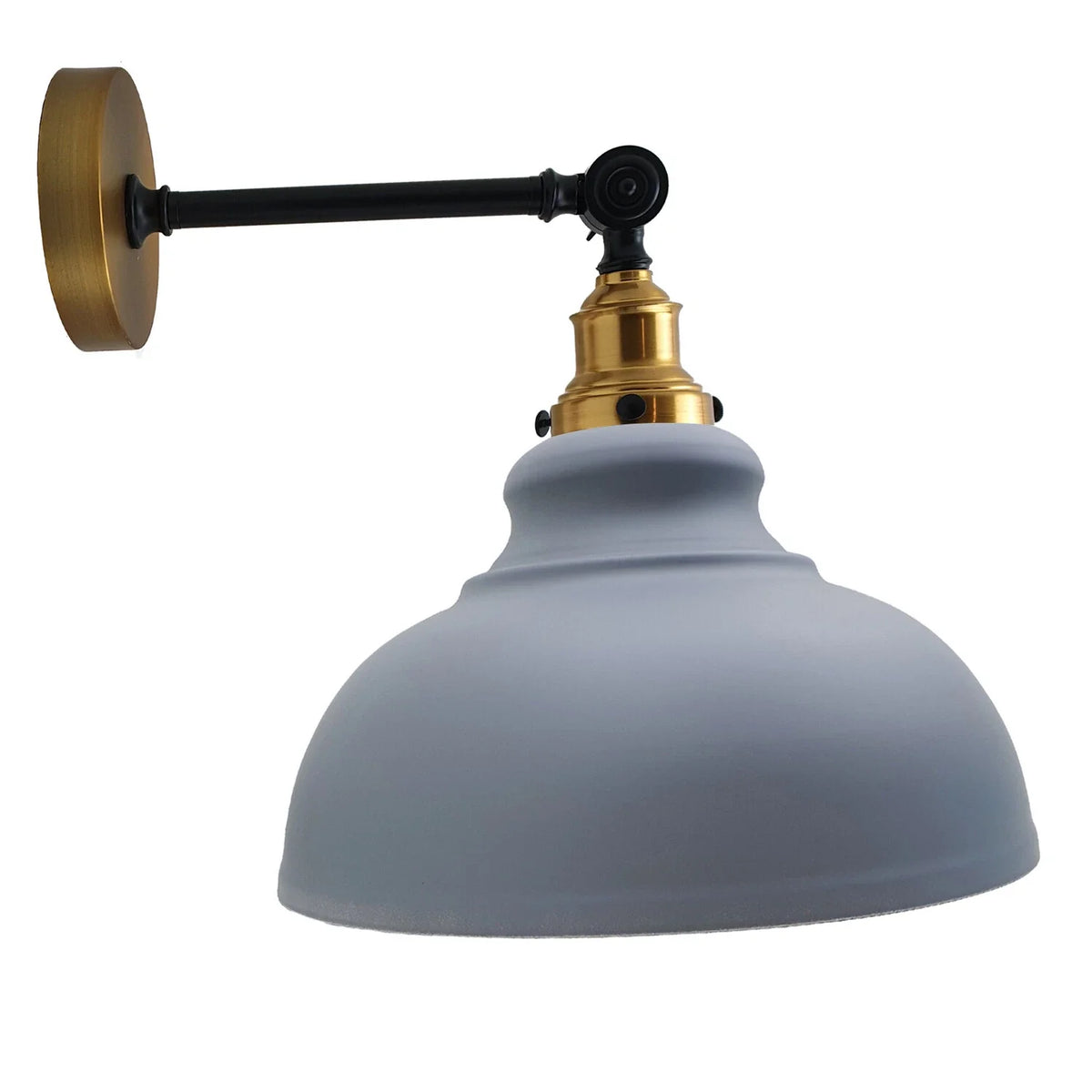 Industrial Wall Mounted E27 Light Curvy Shade industrial wall light ~2542-6