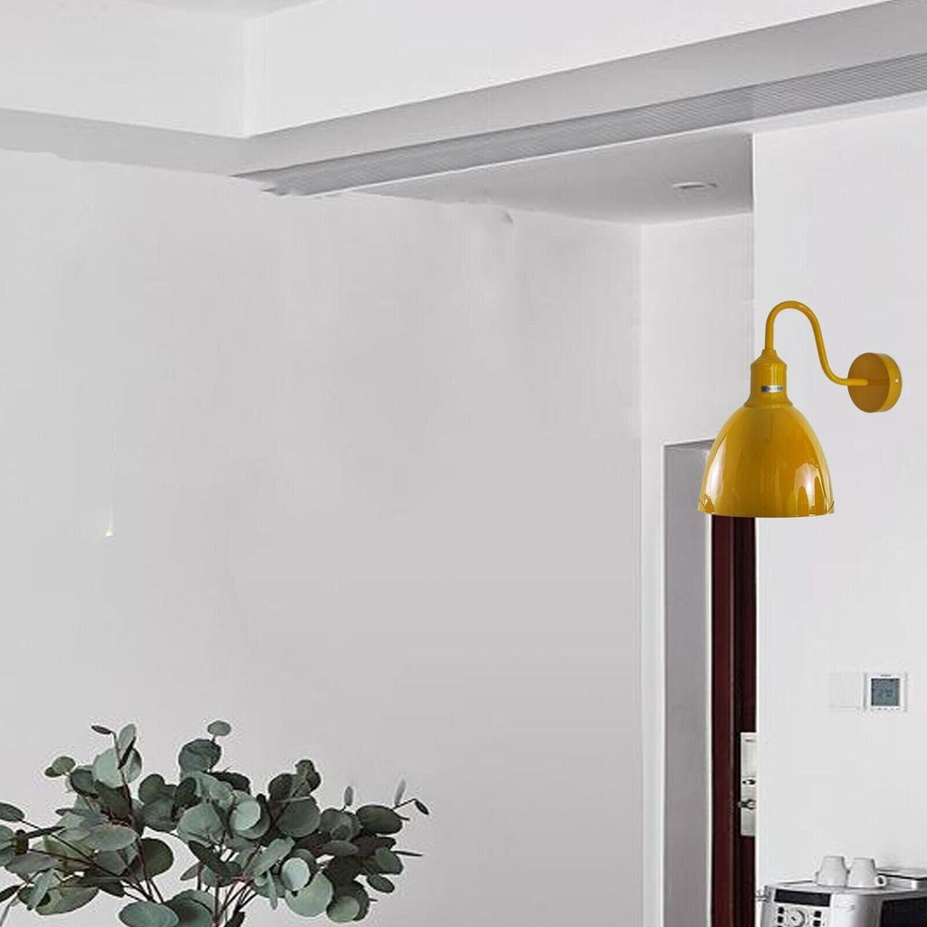 Swan Neck Wall Sconce - E27 Base Wall Lights -4077-1