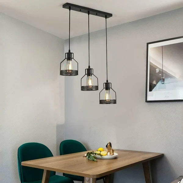 Vintage Industrial Pendant Light | Modern LED Ceiling Lamp~2140-1