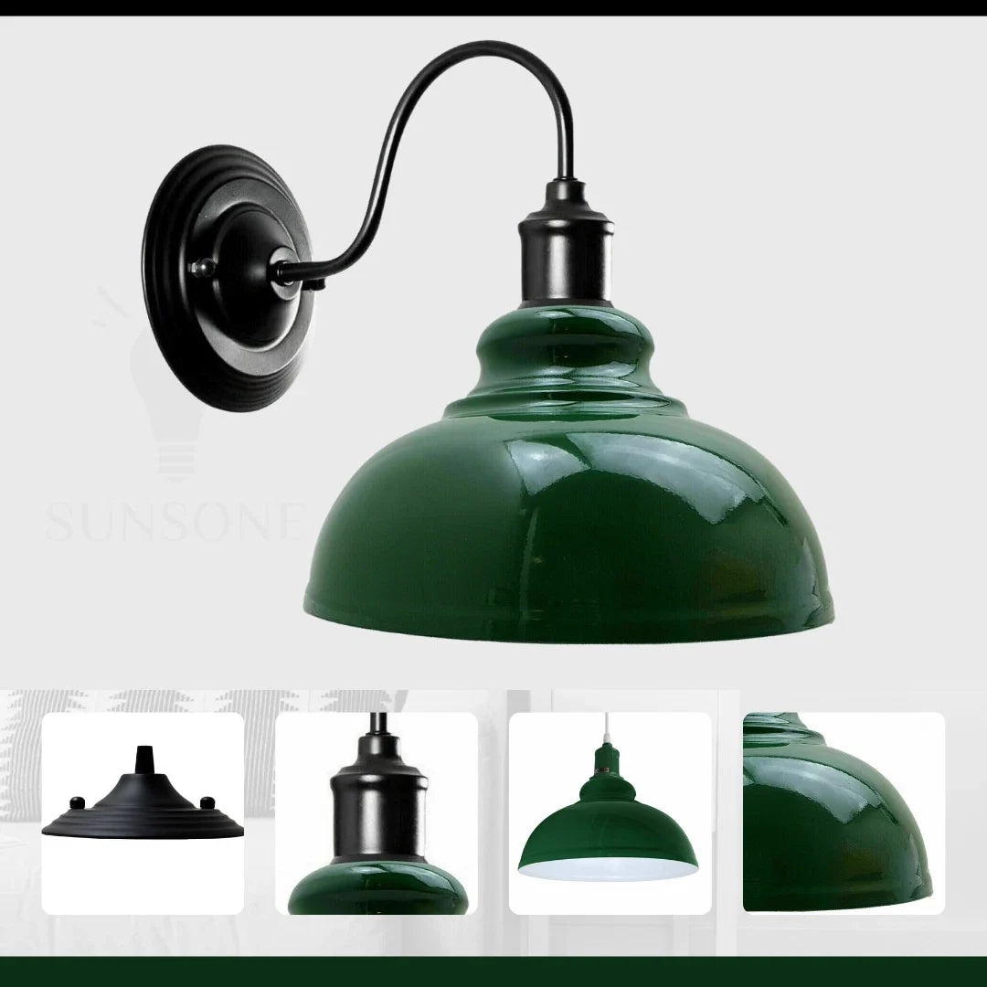 Industrial Indoor Wall Lights Easy Fit Max 60W~2016-4
