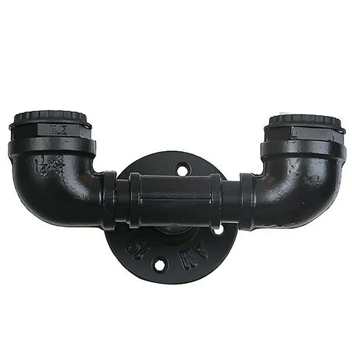 Industrial Steampunk Water Pipe Twin Wall Light Sconce E27~2133-7