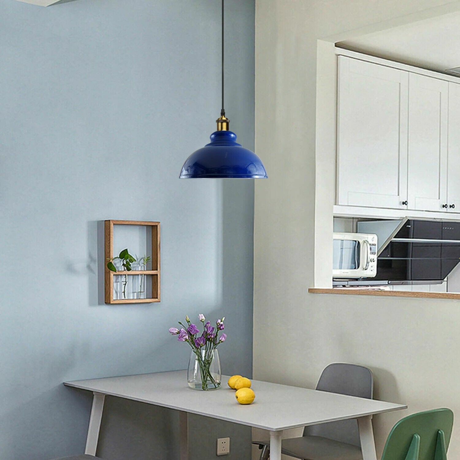 Industrial Dome Pendant Light - E27 Base ~5298-2
