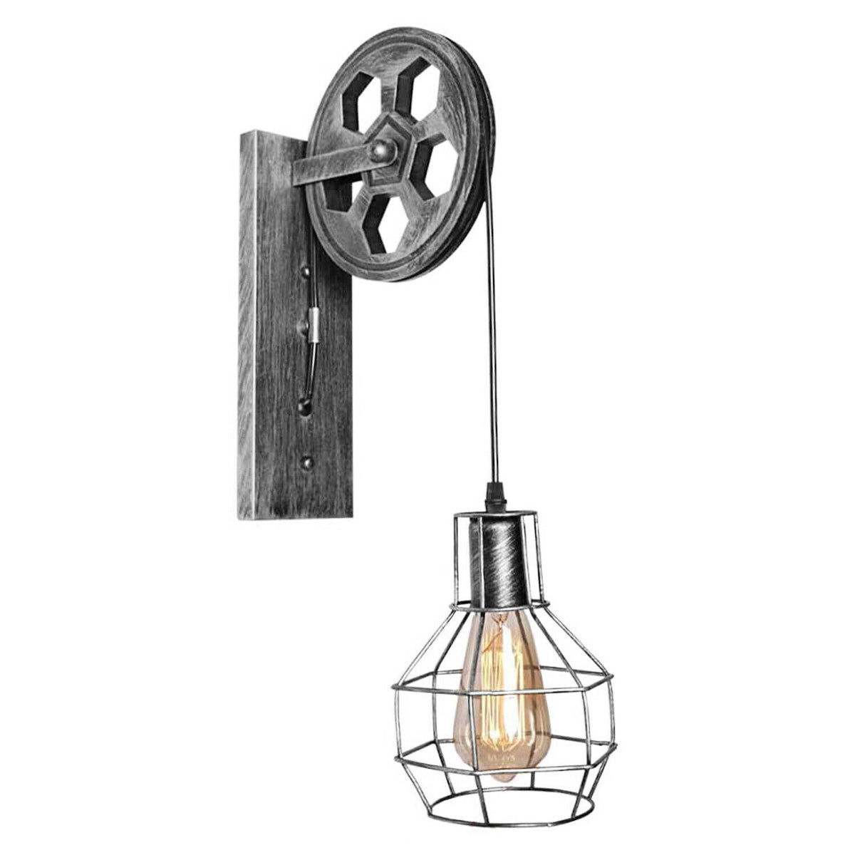 Vintage Industrial Retro Metal Wall Sconce Light-6