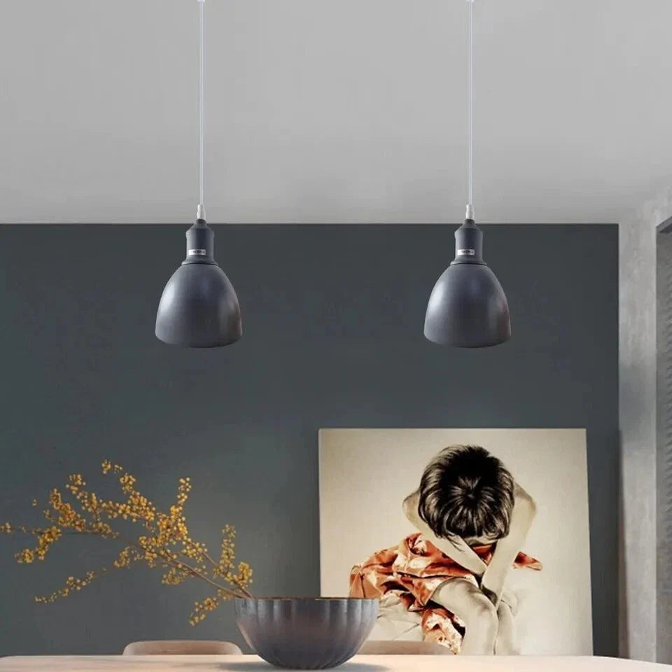 Industrial Mug Shape Easy Fit Lampshade Pendant Light E27 Fitting ~5690