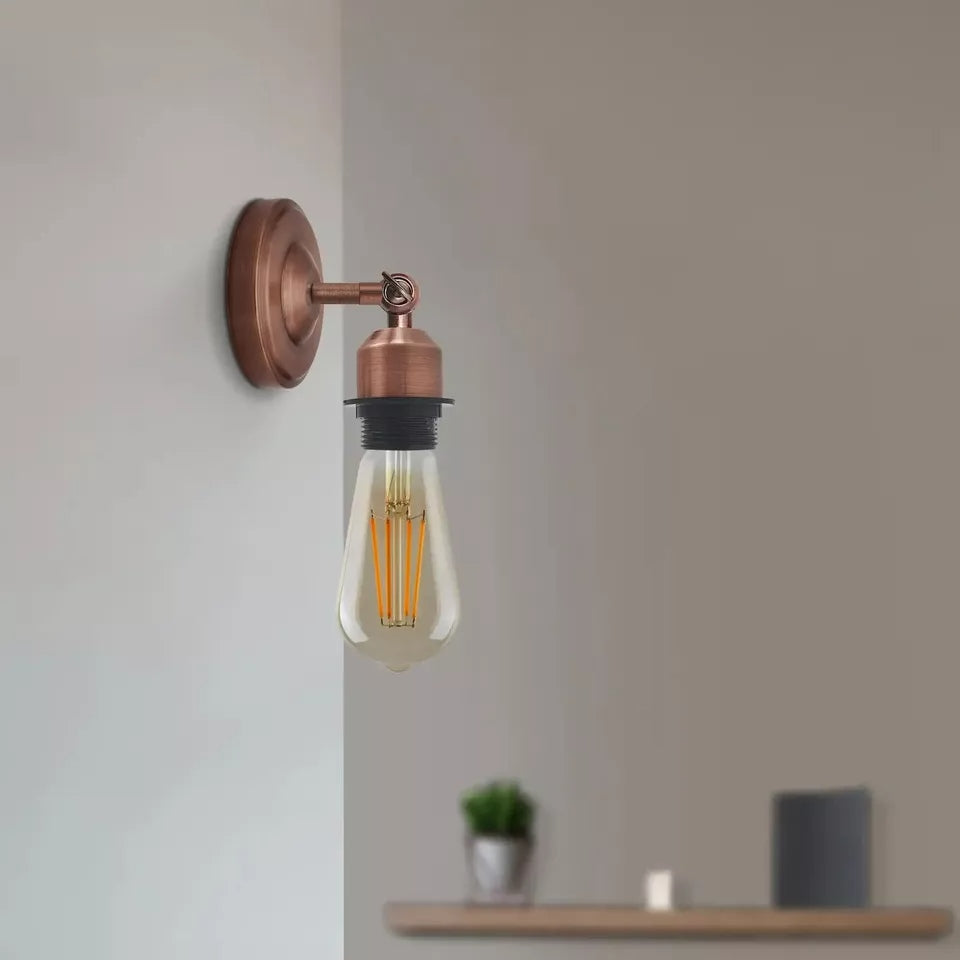 Industrial Wall Sconce Adjustable Arm Vintage Metal Wall Light E27~6012-0