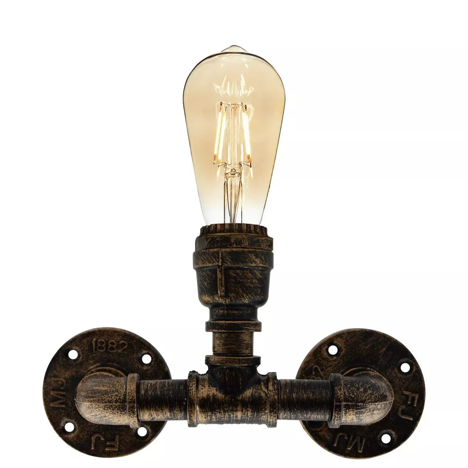 Industrial Steampunk Water Pipe Wall Light E27~2132-8