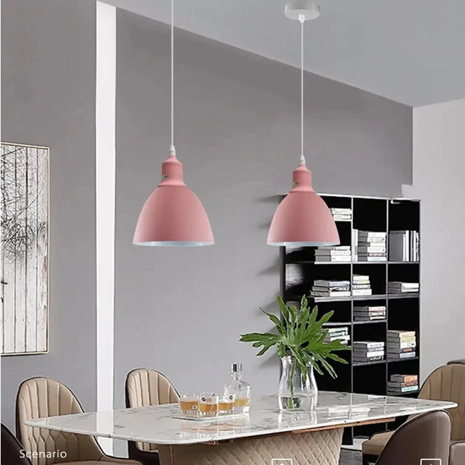Industrial Mug Shape Easy Fit Lampshade Pendant Light E27 Fitting ~5690