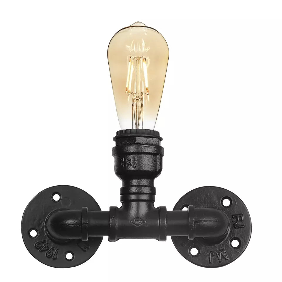 Industrial Steampunk Water Pipe Wall Light E27~2132-5