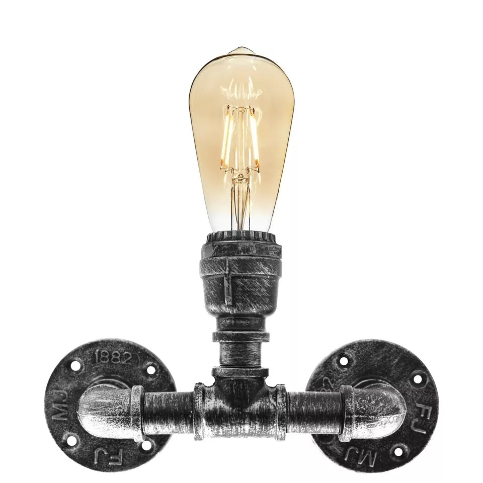 Industrial Steampunk Water Pipe Wall Light E27~2132-7