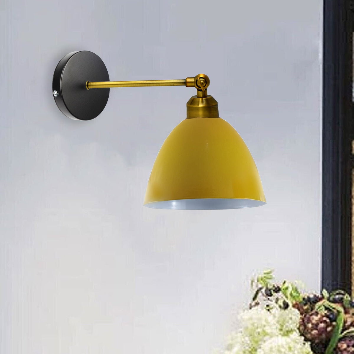 Antique Brass Adjustable Wall Light ~2214-0