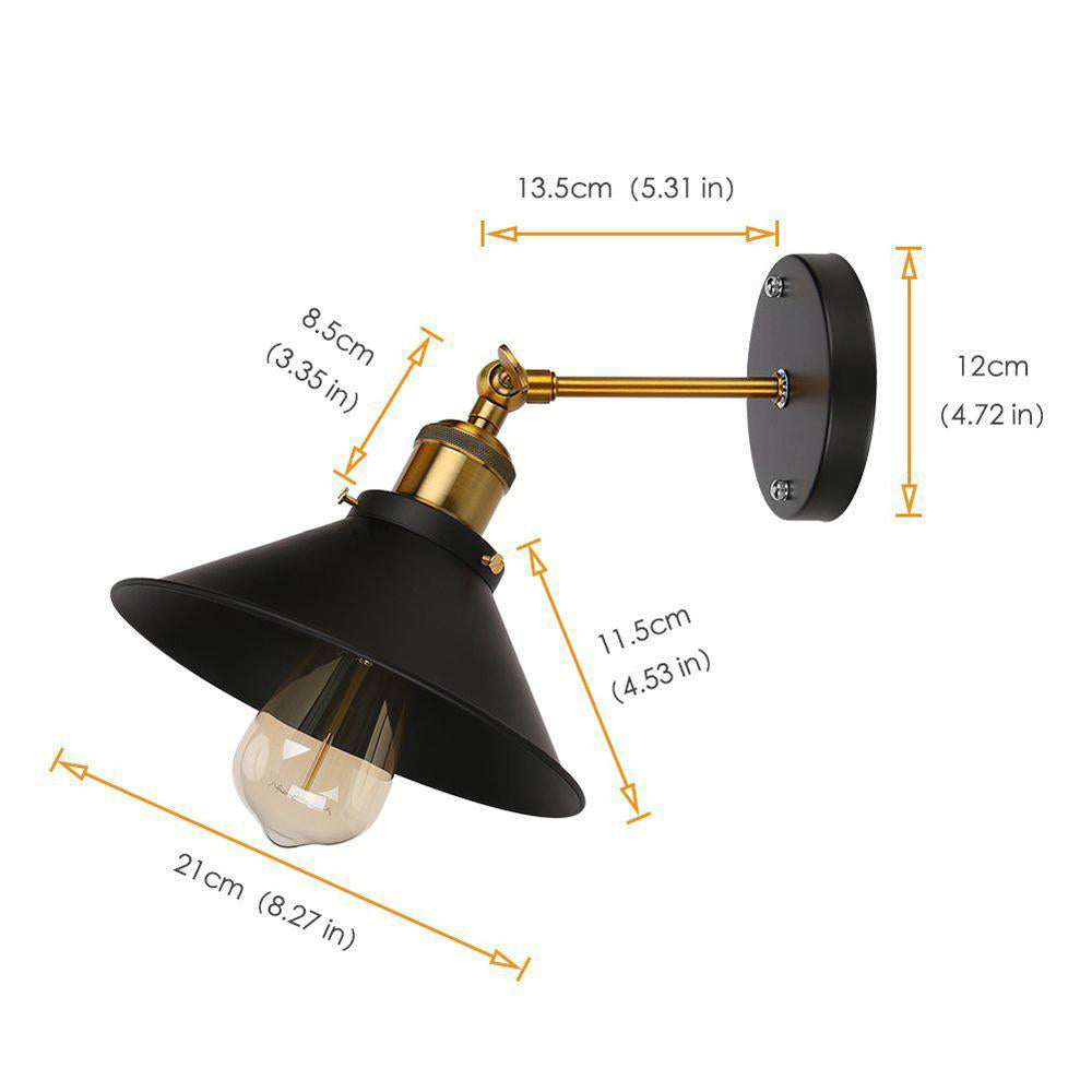 Black Wall Lights Wall Mounted Lamps & Sconces UK ~3150-2