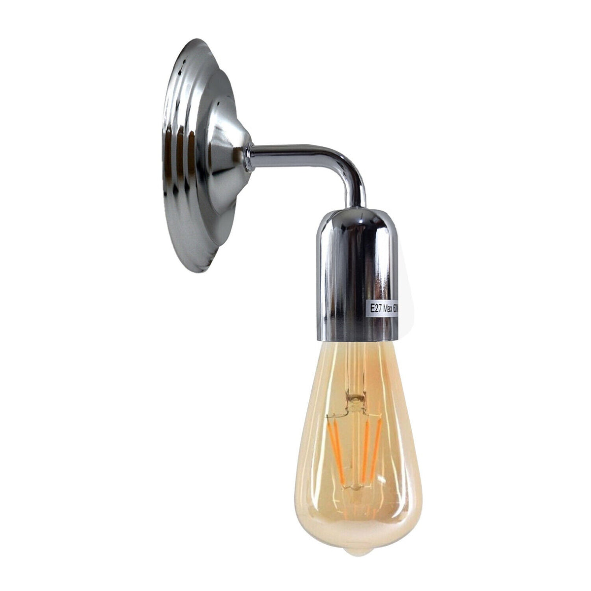 Industrial Wall Light Vintage Metal E27 Wall Sconce for Living Room, Kitchen ~3792-10
