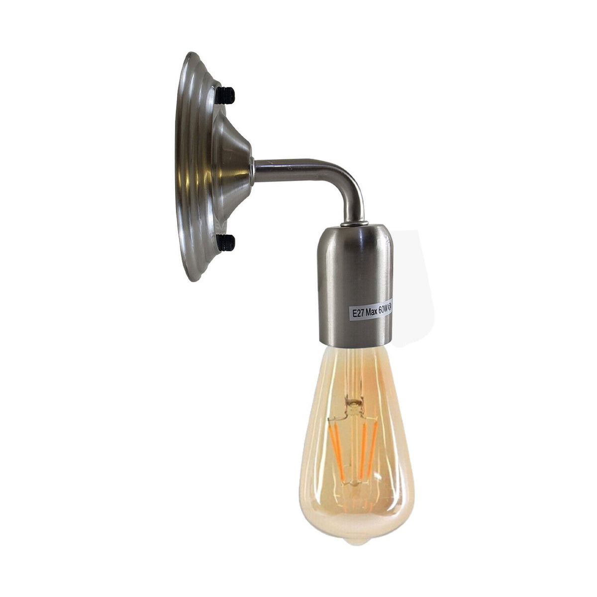 Industrial Wall Light Vintage Metal E27 Wall Sconce for Living Room, Kitchen ~3792-8