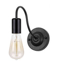 Vintage Black Swan Neck Wall Light~2125-4