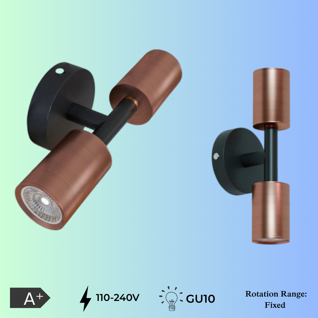 Double Head Up and Down Wall Light GU10 Spotlight-5632-4