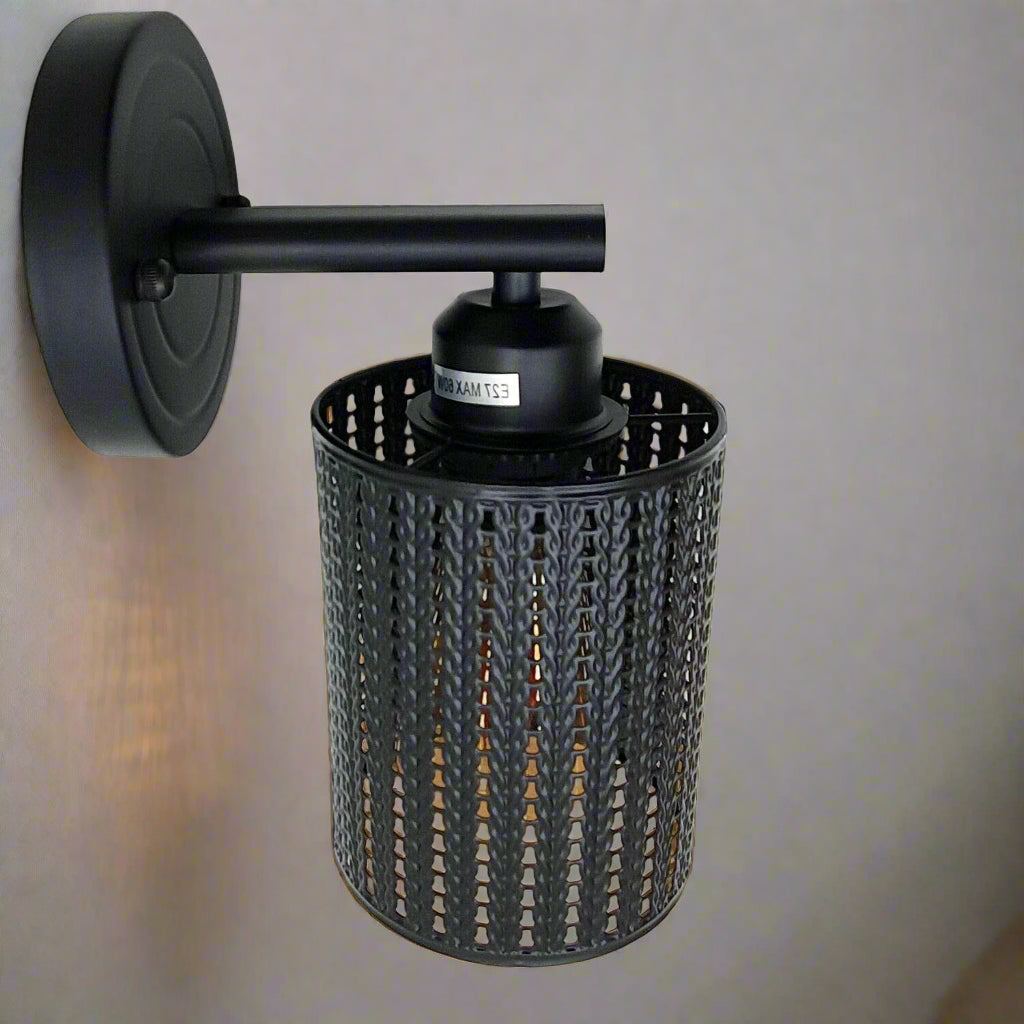 Modern Industrial Retro Wire Cage Wall Lamp~5938-0